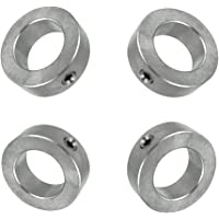 Anillos de ajuste de 4 mm para rueda de carretilla- eje con tornillo sin eje- tornillo de sujeción- anillo ondulado de…